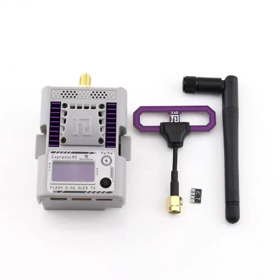 Namimno ExpressLRS ELRS 2.4GHz Flash Low Latency High Refresh Rate TX Module High-frequency RC OLED Nano Mini Receiver FPV Drone